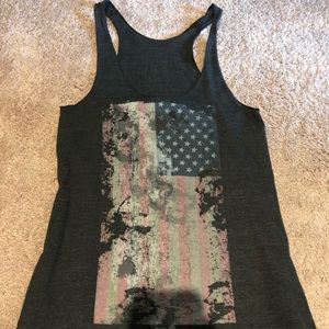 American Flag tank